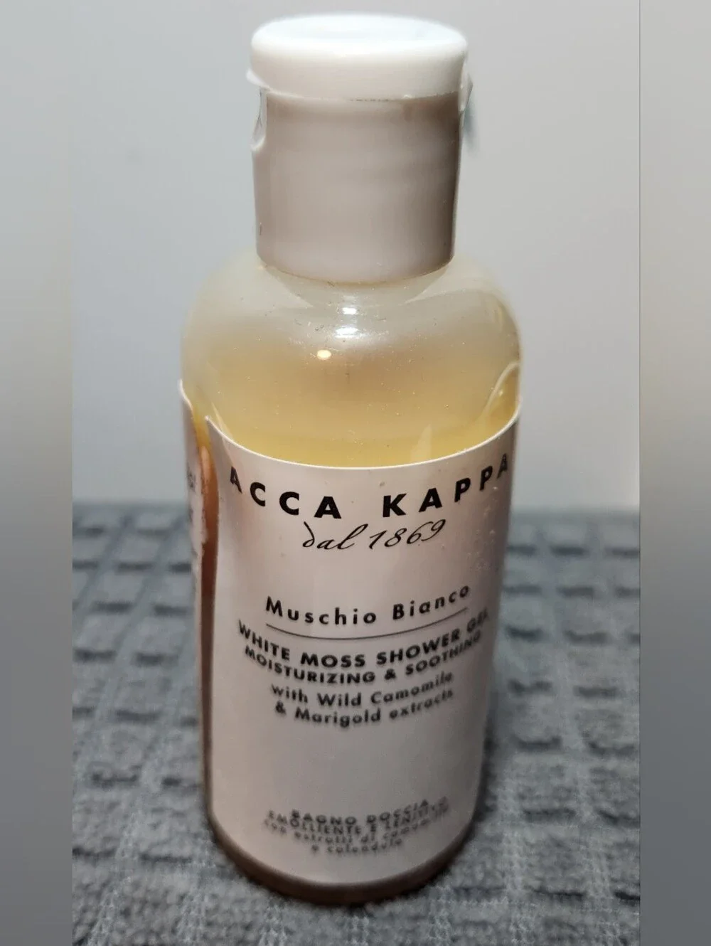 Acca Kappa Mushio Bianco Shower Gel 2.5oz/75ml Bottle